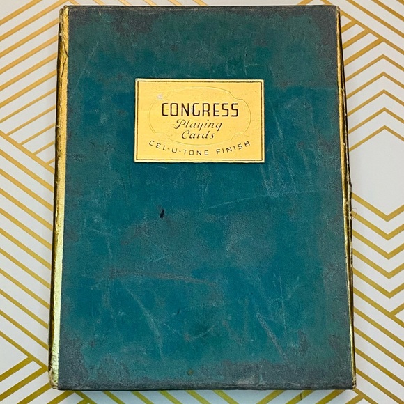 Congress Other - Vintage Congress Playing Card-Double Deck